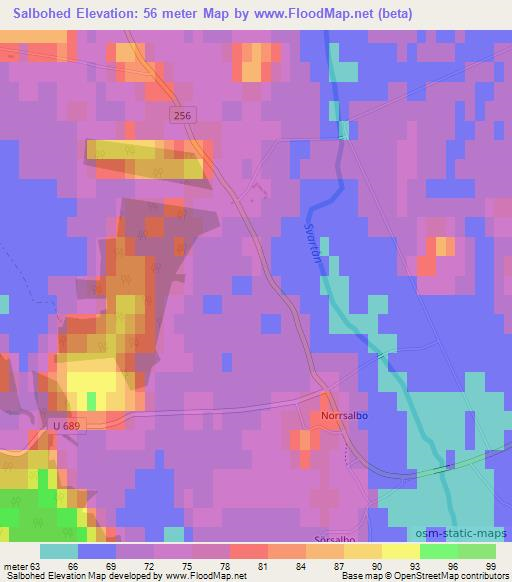 Salbohed,Sweden Elevation Map