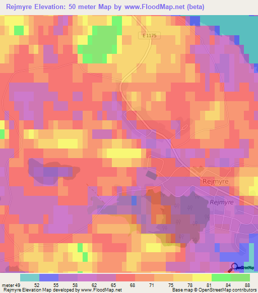 Rejmyre,Sweden Elevation Map