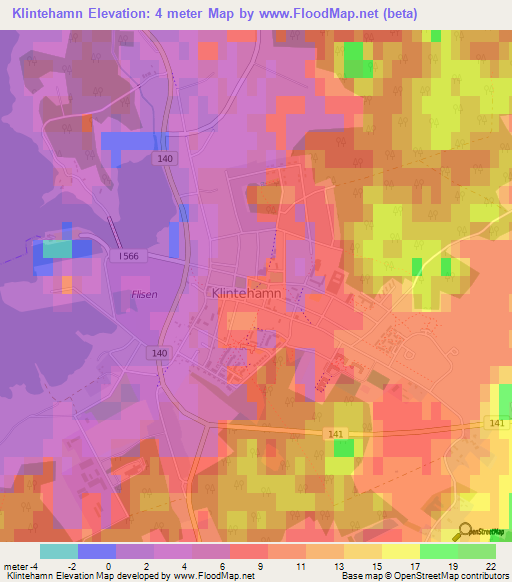 Klintehamn,Sweden Elevation Map