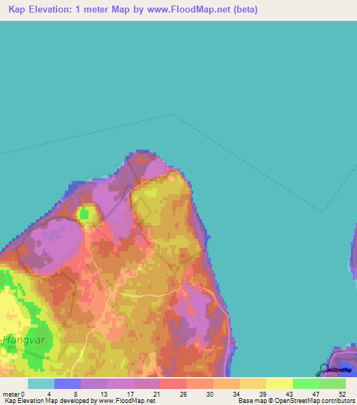 Kap,Sweden Elevation Map