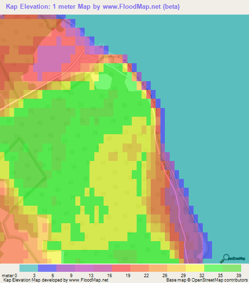 Kap,Sweden Elevation Map