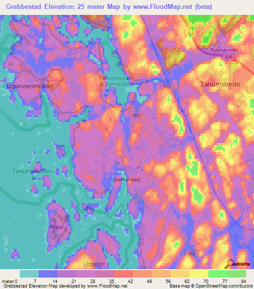 Elevation of Grebbestad,Sweden Elevation Map, Topography, Contour