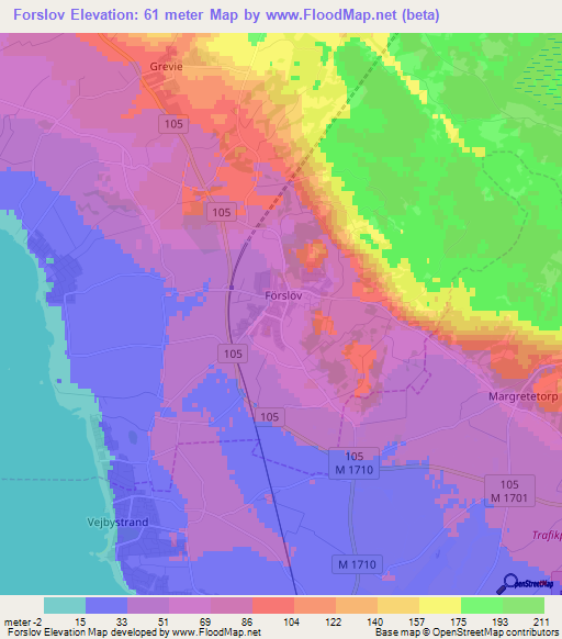 Forslov,Sweden Elevation Map