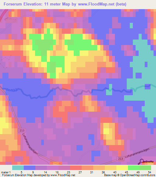 Forserum,Sweden Elevation Map