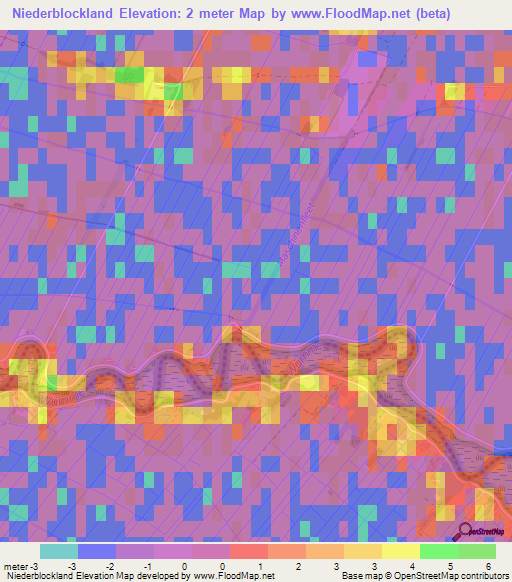 Niederblockland,Germany Elevation Map