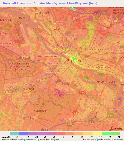 Neustadt,Germany Elevation Map