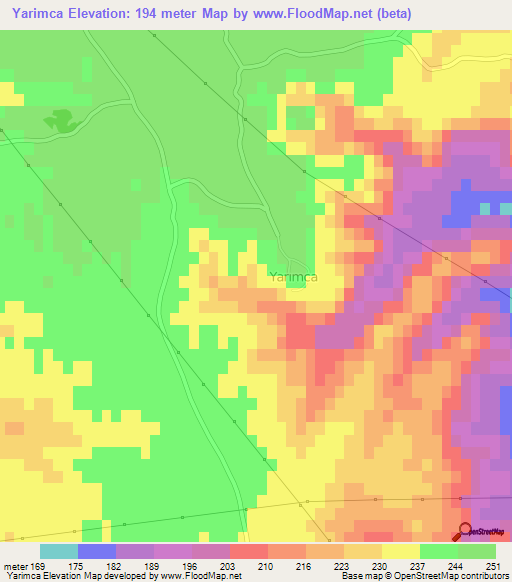 Yarimca,Turkey Elevation Map