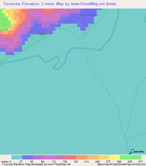 Turunclar,Turkey Elevation Map