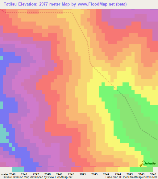 Tatlisu,Turkey Elevation Map