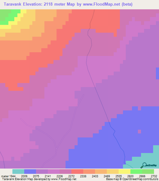 Taravank,Turkey Elevation Map