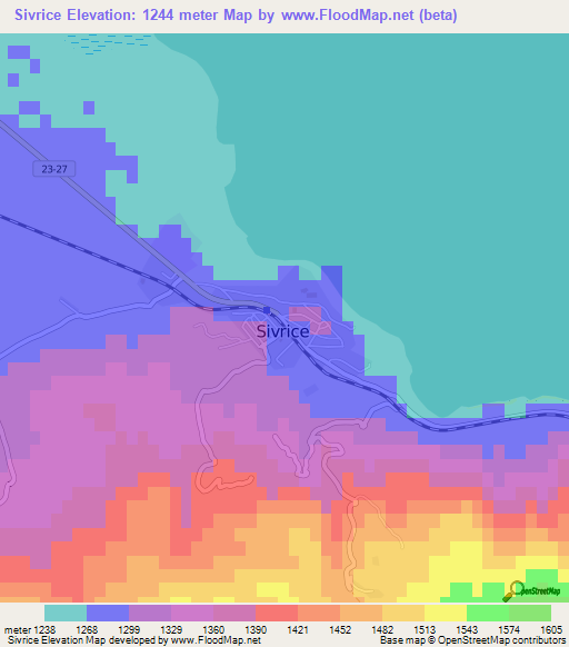 Sivrice,Turkey Elevation Map