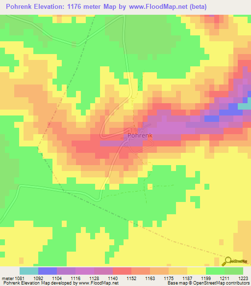 Pohrenk,Turkey Elevation Map