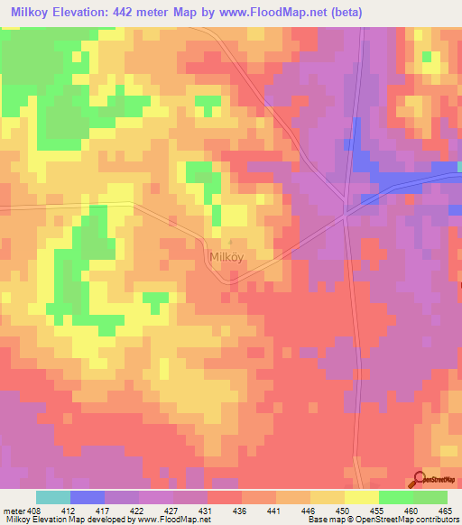 Milkoy,Turkey Elevation Map