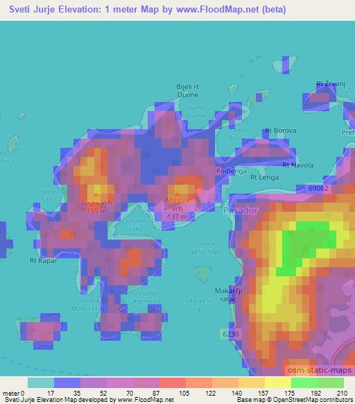 Sveti Jurje,Croatia Elevation Map