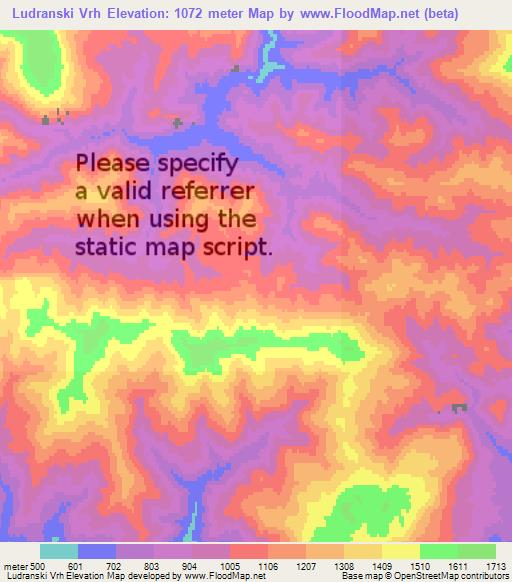 Ludranski Vrh,Slovenia Elevation Map