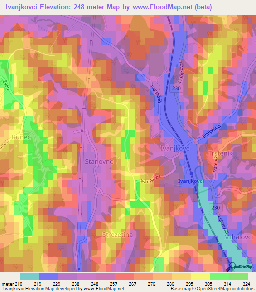 Ivanjkovci,Slovenia Elevation Map