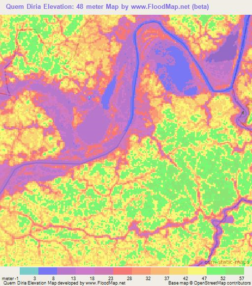 Quem Diria,Brazil Elevation Map