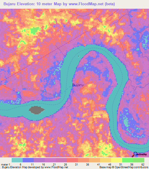 Bujaru,Brazil Elevation Map