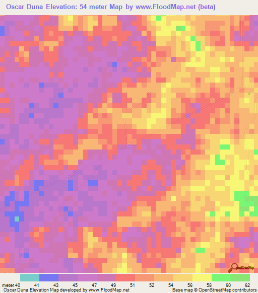 Oscar Duna,Dominican Republic Elevation Map