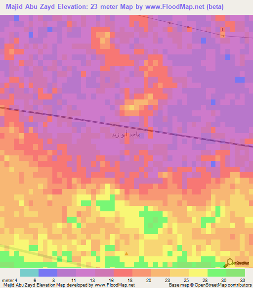 Majid Abu Zayd,Egypt Elevation Map