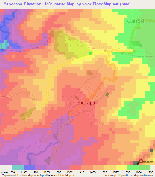 Yepocapa,Guatemala Elevation Map