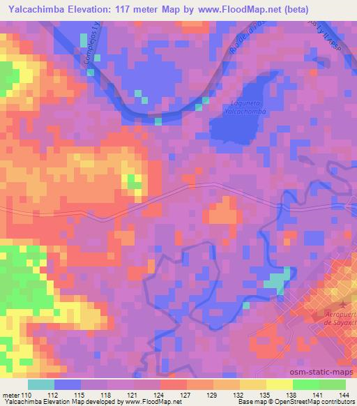 Yalcachimba,Guatemala Elevation Map