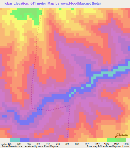 Tobar,Guatemala Elevation Map