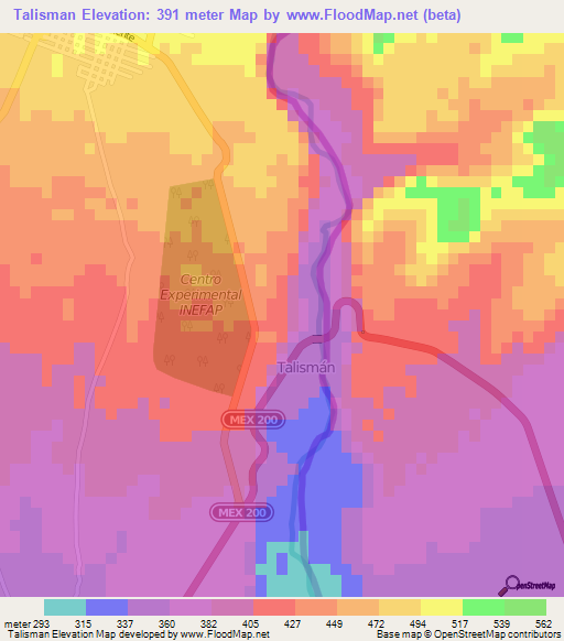 Talisman,Guatemala Elevation Map