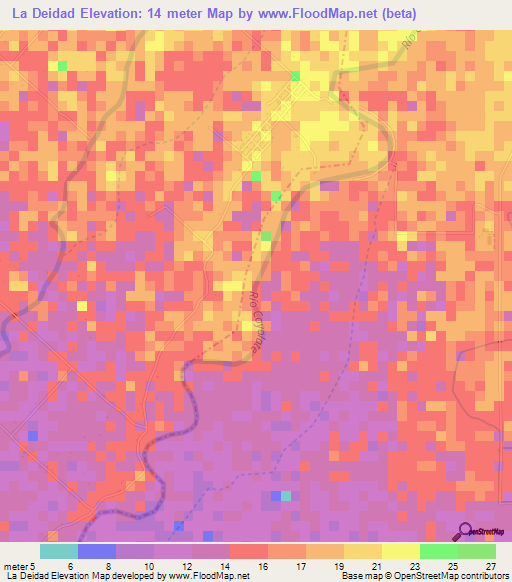 La Deidad,Guatemala Elevation Map