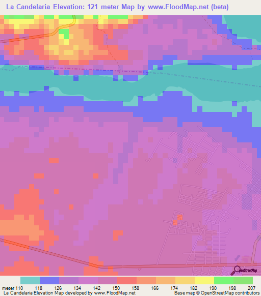 La Candelaria,Guatemala Elevation Map