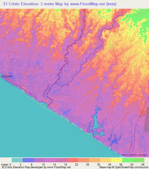 El Cristo,Guatemala Elevation Map