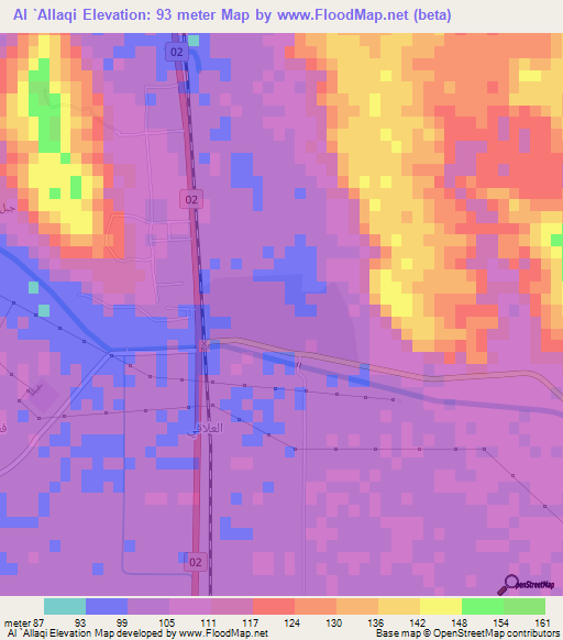 Al `Allaqi,Egypt Elevation Map