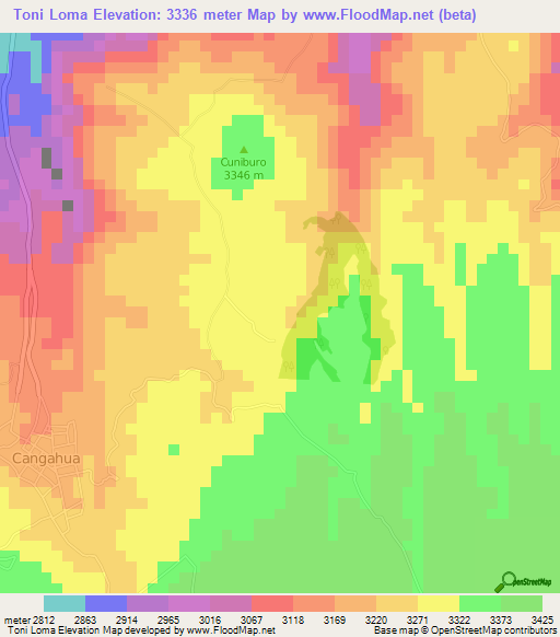 Toni Loma,Ecuador Elevation Map