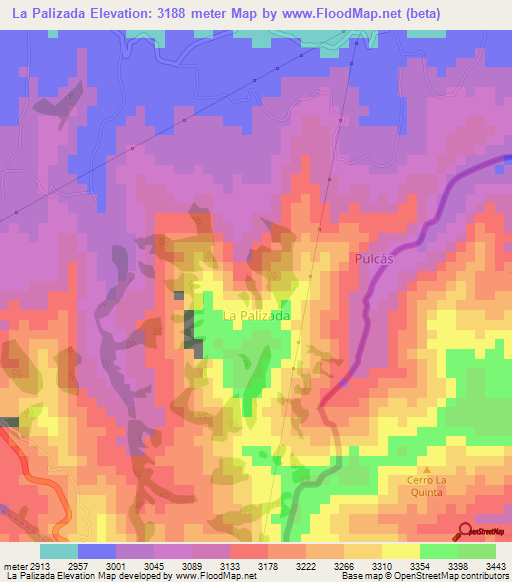 La Palizada,Ecuador Elevation Map