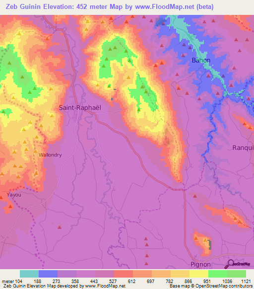 Zeb Guinin,Haiti Elevation Map