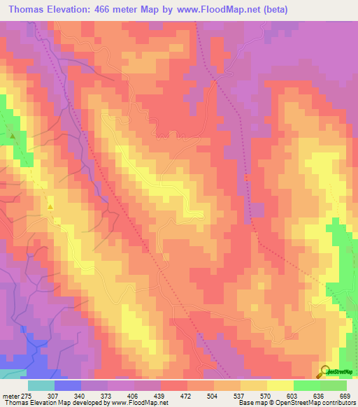 Thomas,Haiti Elevation Map