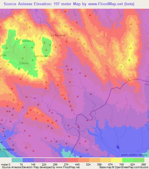 Source Aniesse,Haiti Elevation Map