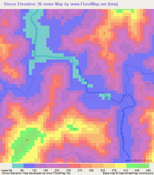 Simon,Haiti Elevation Map