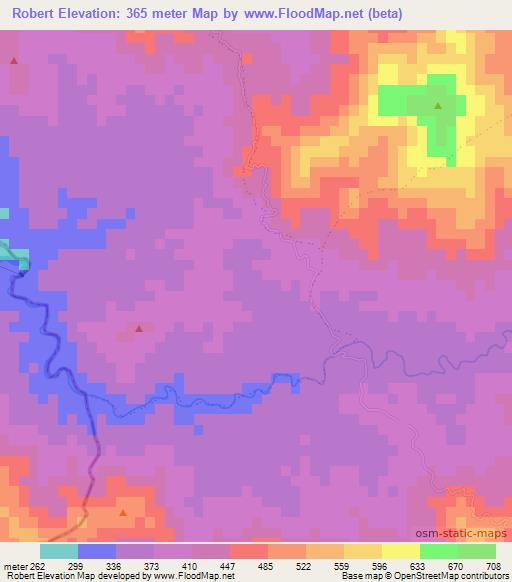 Robert,Haiti Elevation Map