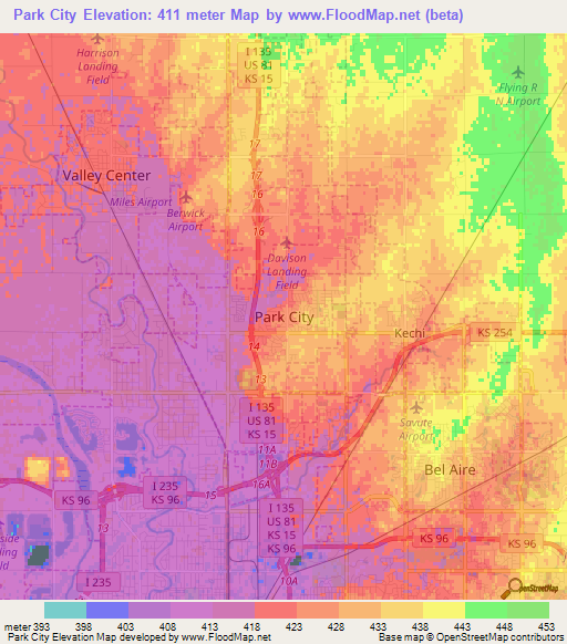 Park City,US Elevation Map