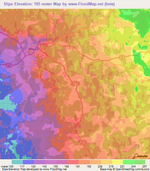 Slipe,Latvia Elevation Map