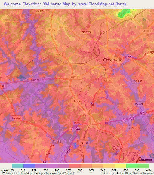 Welcome,US Elevation Map