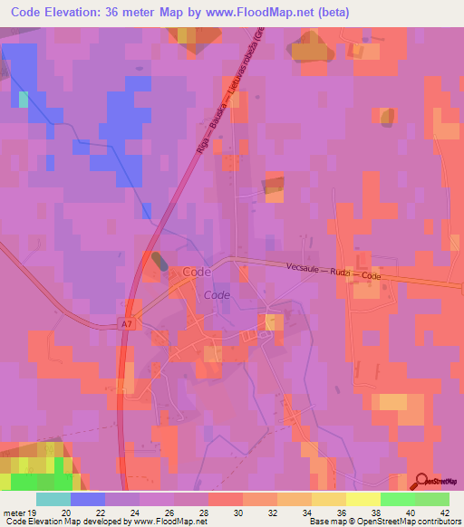 Code,Latvia Elevation Map