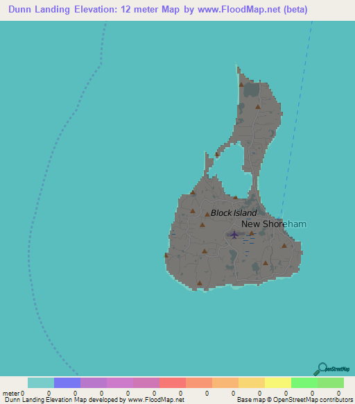 Dunn Landing,US Elevation Map