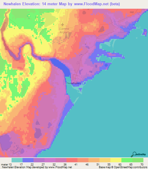 Newhalen,US Elevation Map