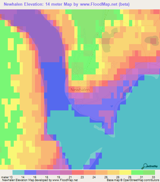 Newhalen,US Elevation Map