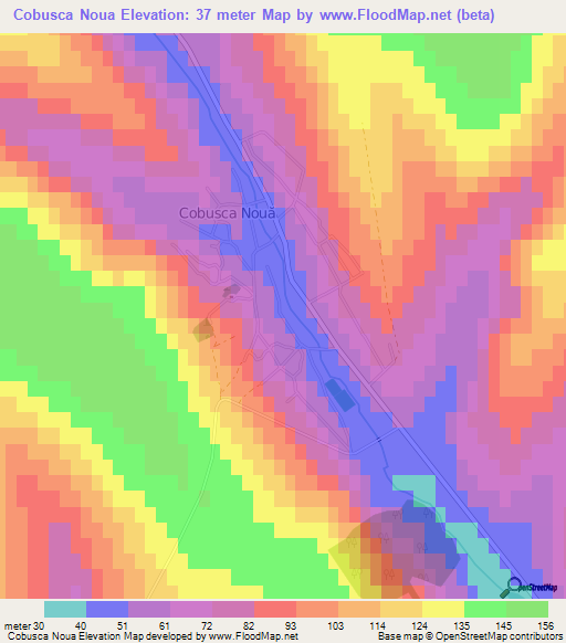 Cobusca Noua,Moldova Elevation Map