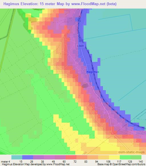 Hagimus,Moldova Elevation Map