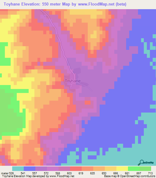 Toyhane,Turkey Elevation Map