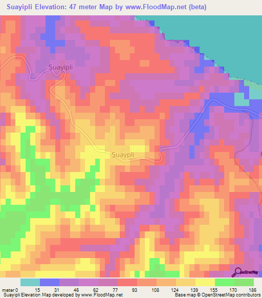 Suayipli,Turkey Elevation Map